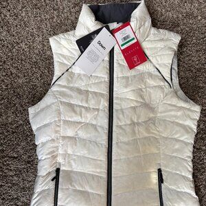 US Ski Team Women's White Spyder Puffy Vest L NWT